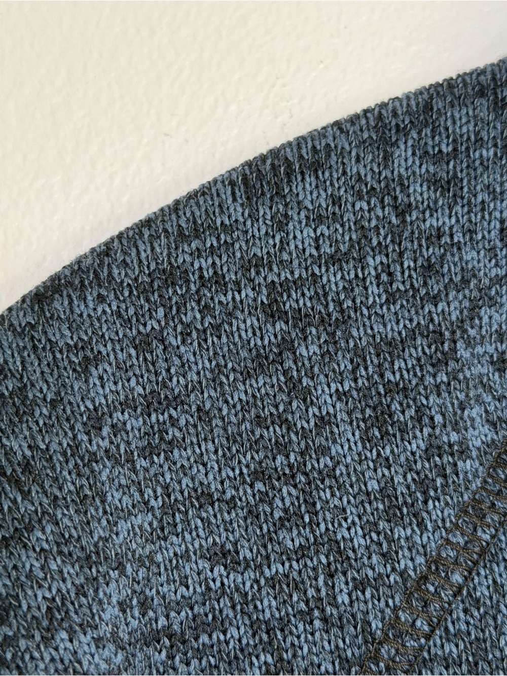 Eddie Bauer Men’s L Blue Heather Sweater Fleece 1/4 Zip Pullover - Picture 5 of 7